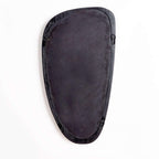 Mid-Century Modern Asymmetrical Black Wood Mirror Vintage Shopper