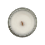 Black glass candle with midnight blackberry scent, 7 oz soy wax - House of Avana