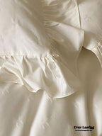 Milena Ribbon Bow Ruffle Bedding Set Ever Lasting