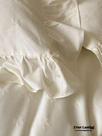Milena Ribbon Bow Ruffle Bedding Set Ever Lasting