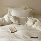 Milena Ribbon Bow Ruffle Bedding Set Ever Lasting