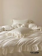 Milena Ribbon Bow Ruffle Bedding Set Ever Lasting