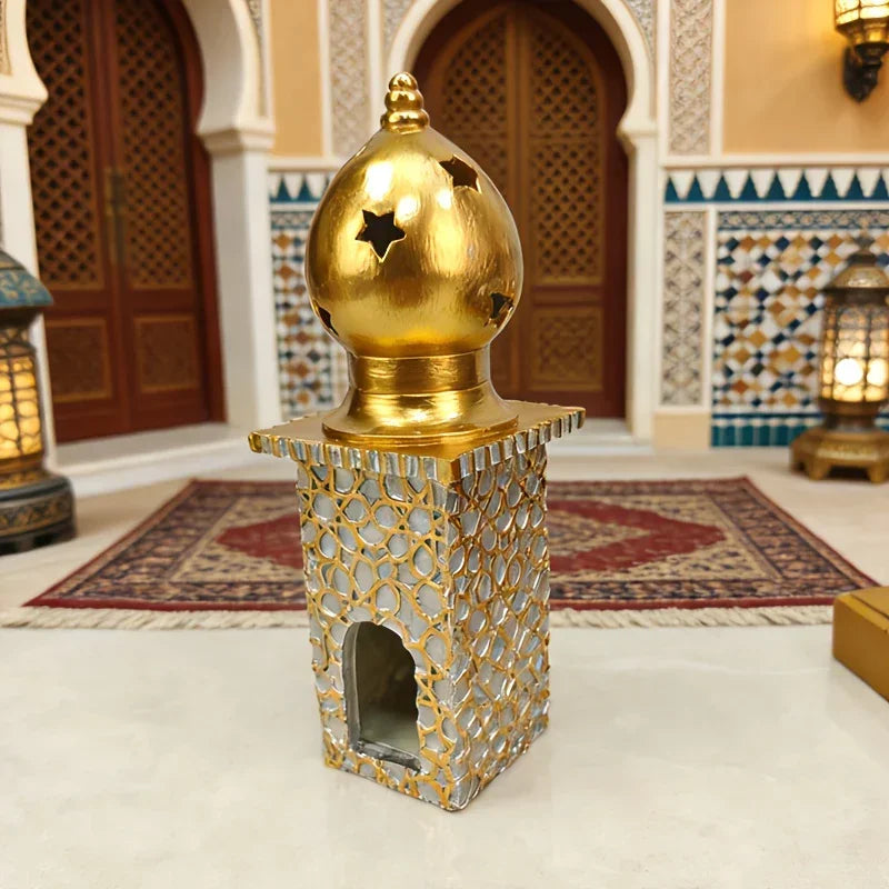 Minaret Statue - Ramadan Ceramic White