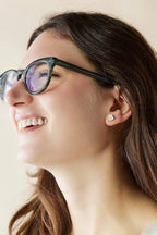 Mini Buttercup Pearl Stud Earrings Kanju Interiors