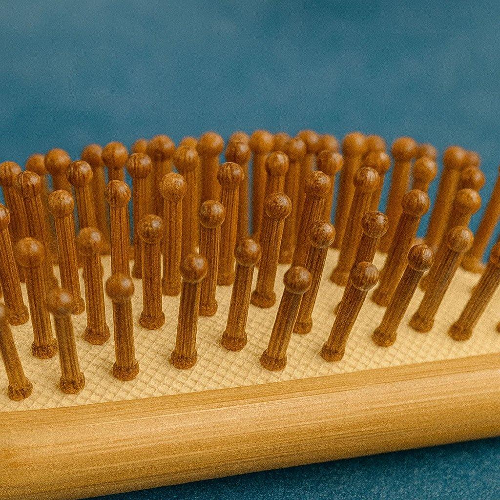 Mini Paddle Style Bamboo Hairbrush Zero Waste Outlet
