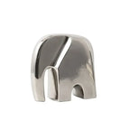 Minimalist Elephant Ornament - White Abstract Design, lifestyle image - House Of Avana