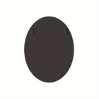 Baroque Oval Antique Wall Mirror - House Of Avana