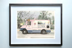 Mister Softee at Dusk, Street Scene, back view - House Of Avana