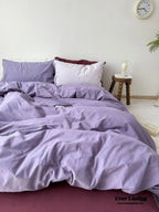 Mixed Color Berry Crush Washed Cotton Bedding Set Ever Lasting