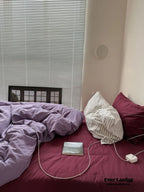 Mixed Color Berry Crush Washed Cotton Bedding Set Ever Lasting