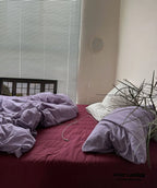 Mixed Color Berry Crush Washed Cotton Bedding Set Ever Lasting