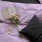 Mixed Color Maximalist Bedding Set / Green + Pink Ever Lasting