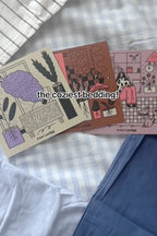 Mixed Gingham Striped Bedding Set / Purple Pink Ever Lasting