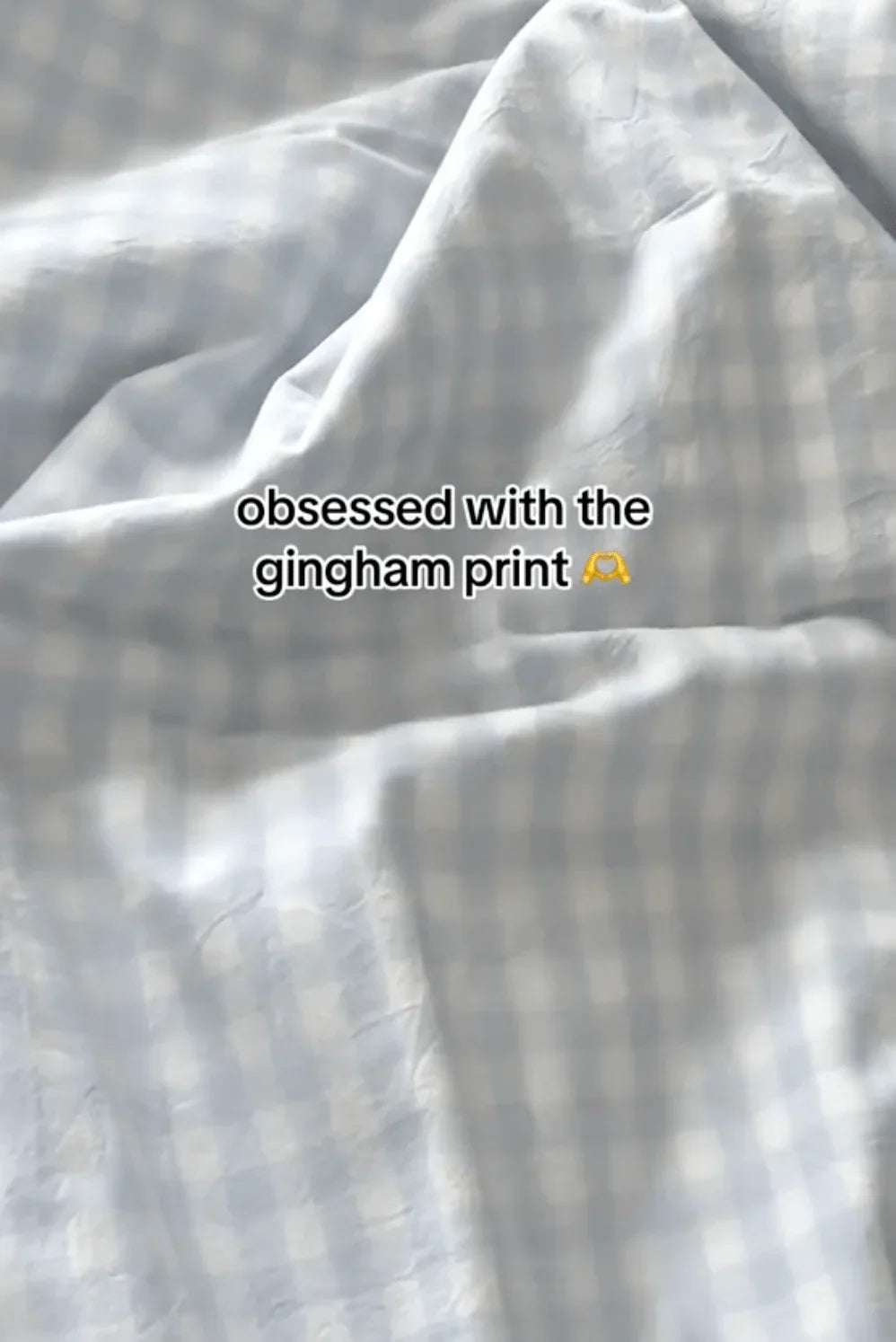 Mixed Gingham Striped Bedding Set / Purple Pink Ever Lasting