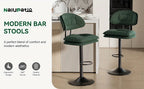 Bar Stools Set of 2/4, Modern Adjustable Height Swivel Kitchen Chairs, Counter Barstools with Backrest,... - House Of Avana
