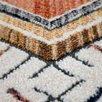 Modern Area Rug Boho Design with colorful Pattern in Cream RugYourHome
