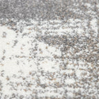 Modern Area Rug Mero Abstract Design - Grey White Brown RugYourHome