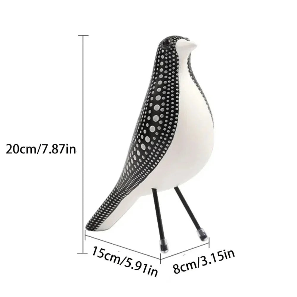Modern Bird Figurine Sculpture Statue Animal Statue Bookshelf Table Entryway Fireplace Home Office Decor - House Of Avana