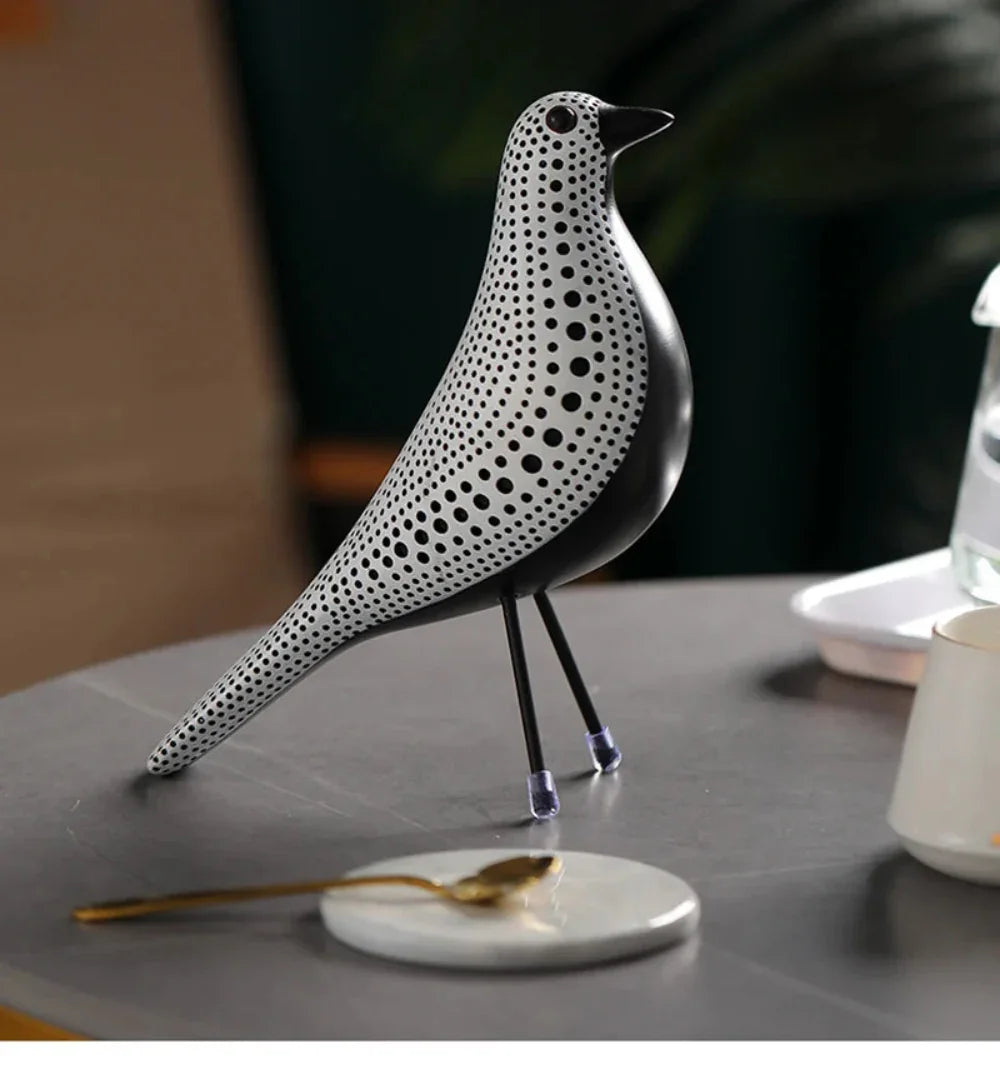 Modern Bird Figurine Sculpture Statue Animal Statue Bookshelf Table Entryway Fireplace Home Office Decor - House Of Avana