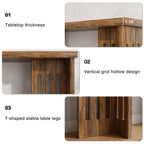 Modern Farmhouse Slim Console Table, 39 Inch Narrow Sofa Table, Living Room Table with Sturdy MDF Frame - Versatile Entryway Storage for Halls, Small Spaces and Behind Sectional Sofas House Of Avana