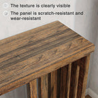 Modern Farmhouse Slim Console Table, 39 Inch Narrow Sofa Table, Living Room Table with Sturdy MDF Frame - Versatile Entryway Storage for Halls, Small Spaces and Behind Sectional Sofas House Of Avana