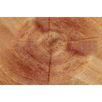 [Modern Farmhouse Nesting Table] Modern Farmhouse Nesting Table Round Natural Finish with Handcrafted Ring Motif, Light Red + Wood Color Furniture for Home, Storage Shelves, Nightstand, Living Room Coffee Table Set House Of Avana