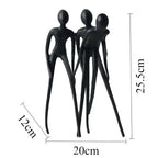 Modern Figurine - Luxury Miniature Sculpture, close-up view - House Of Avana