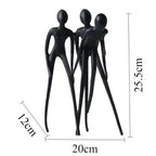 Modern Figurine - Luxury Miniature Sculpture, texture detail - House Of Avana