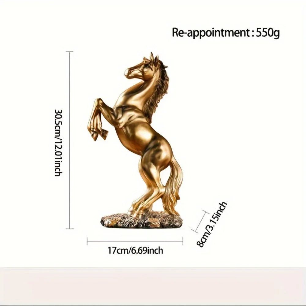 Modern Flying Horse Statue - House Of Avana