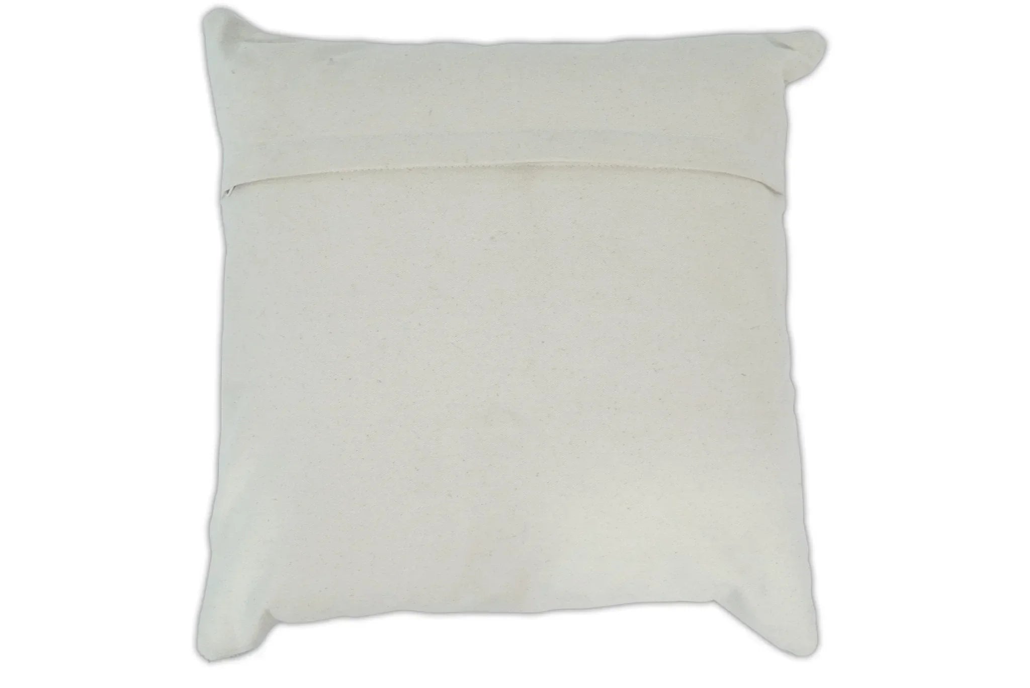 Modern Geometric Silver and Ivory Striped Genuine leather Pillow, Cushion | PL18 The Rug Decor