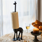 Chic Giraffe Metal Tissue Holder - Freestanding, Self-Adhesive Paper Towel Dispenser for Home & Kitchen Decor - House Of Avana