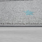 Kids Rug Nino Cute Elephant for Nursery in Grey RugYourHome