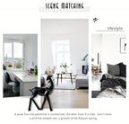 Modern Minimalist Resin Deer & Reindeer Sculpture - & Golden Abstract Animal Figurine, Elegant Home Decor for Living Room, Bedroom, Office, Christmas, Indoor Decoration, Scandinavian Style, Decorative Figurine, Office Decorat House Of Avana