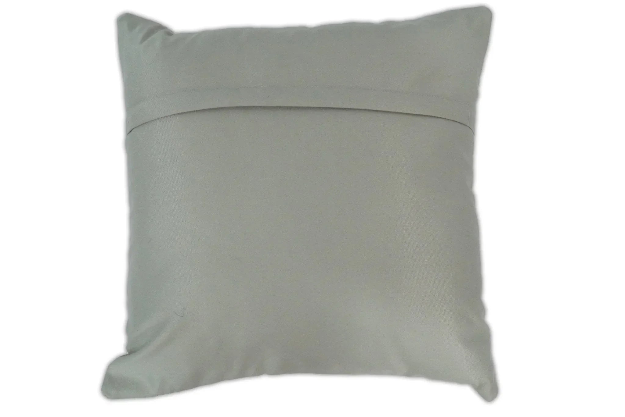 Modern Stripes Ivory and Gray Genuine Leather Accent Pillow, Cushion | PL17 The Rug Decor