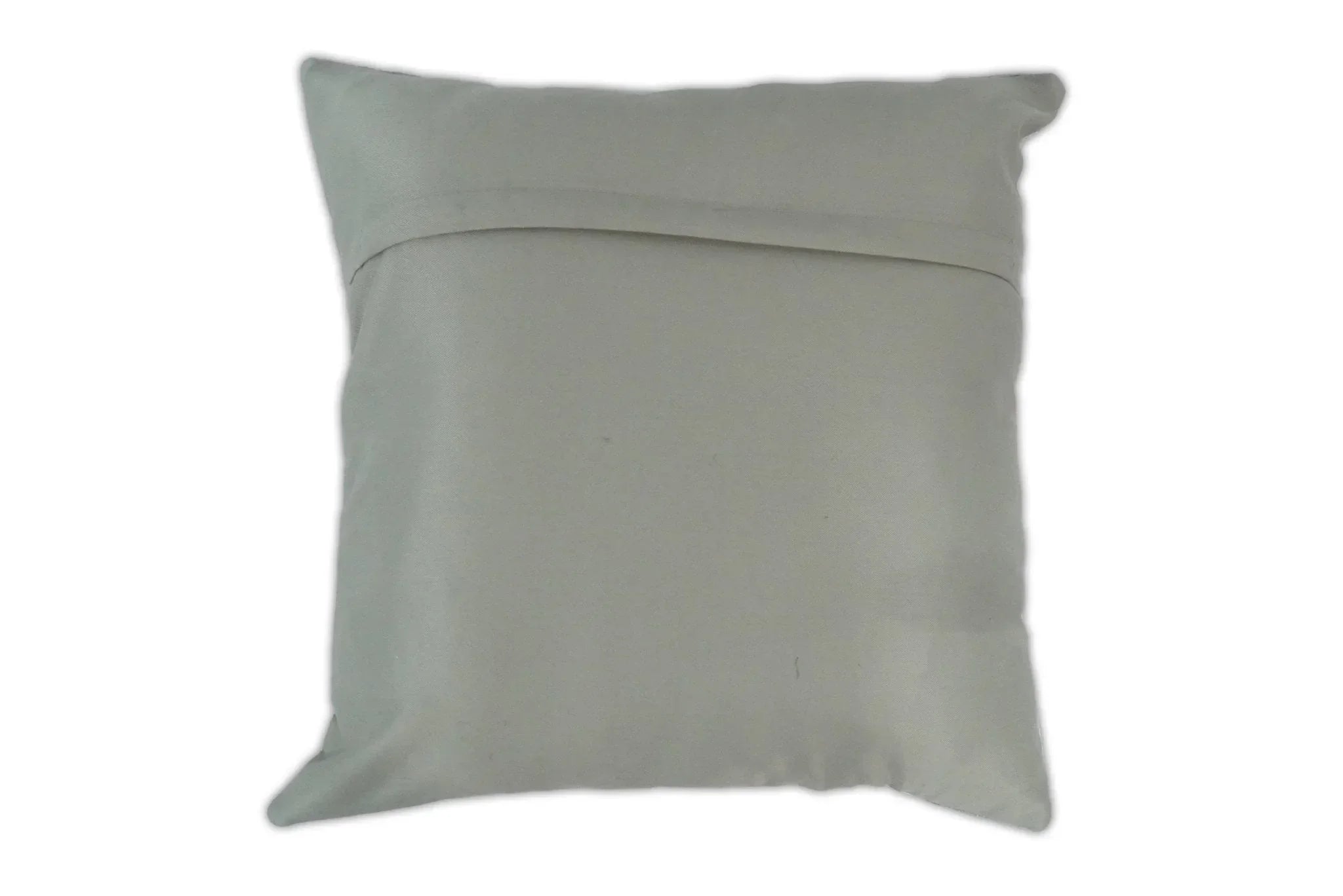 Modern Stripes Ivory and Gray Genuine leather Pillow with Insert, Cushion | PL16 The Rug Decor