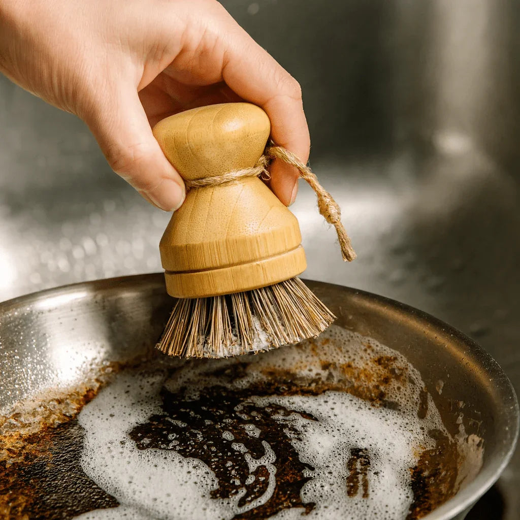 Modular Palm Pot Scrub Brush Zero Waste Outlet