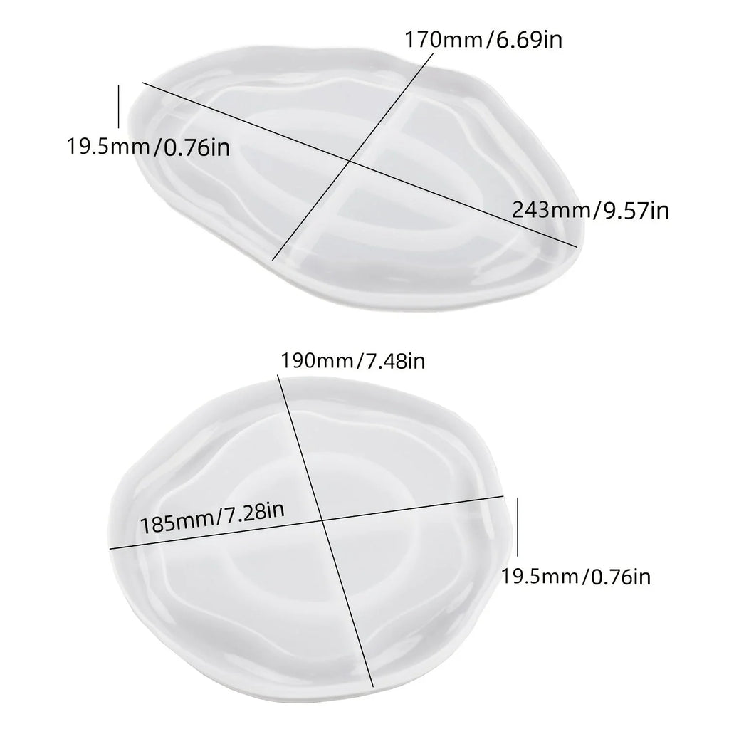 Mold - Silicone Cloud Diy Small, angled view - House Of Avana