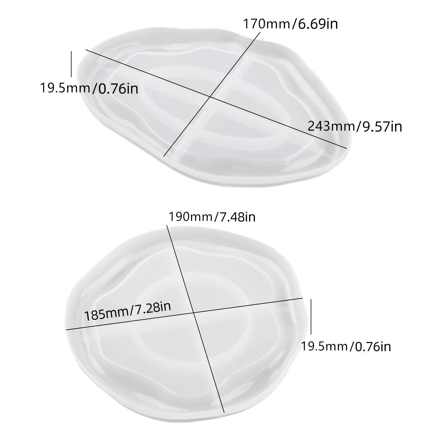 Mold - Silicone Cloud Diy Small, angled view - House Of Avana