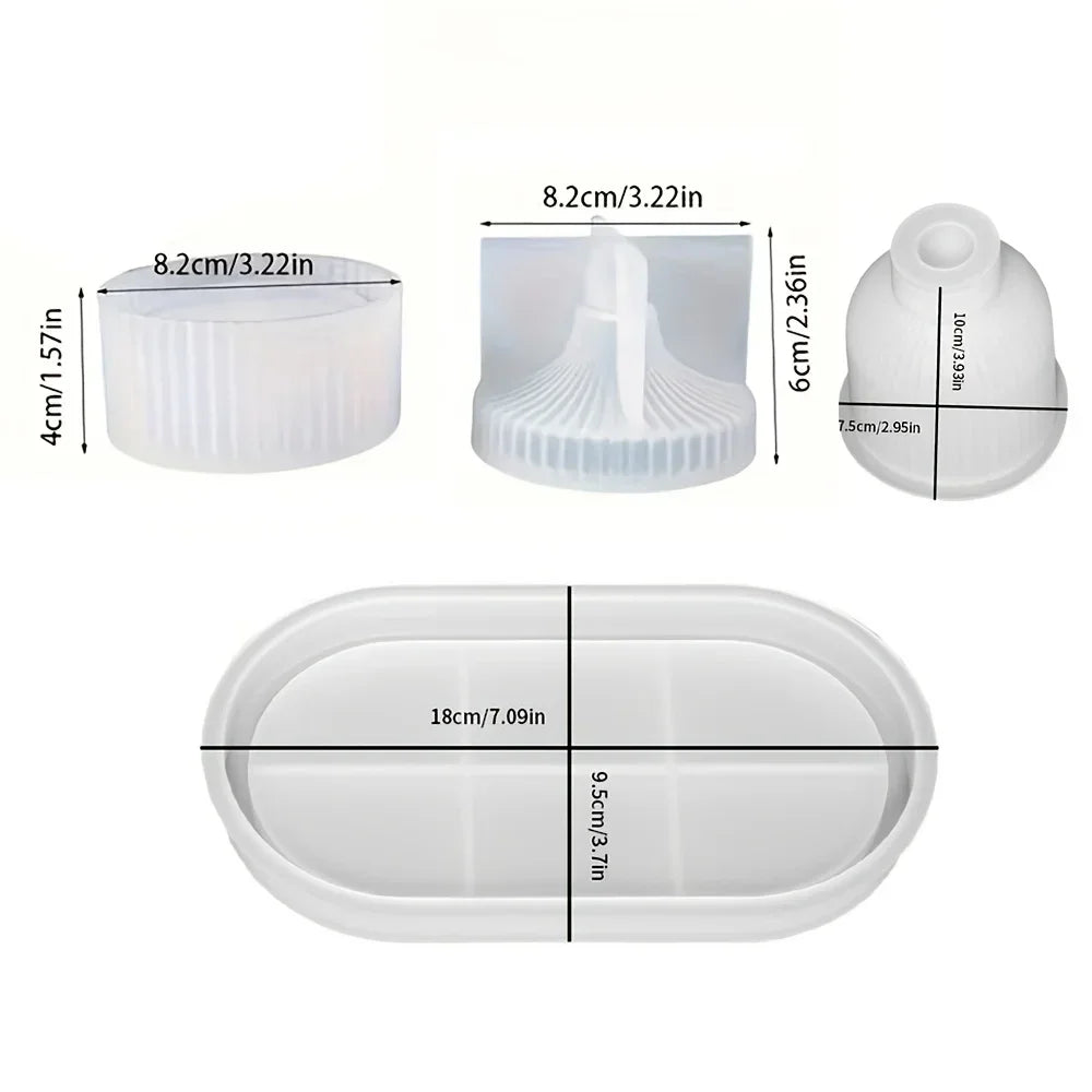 Molds - Silicone Oval Set