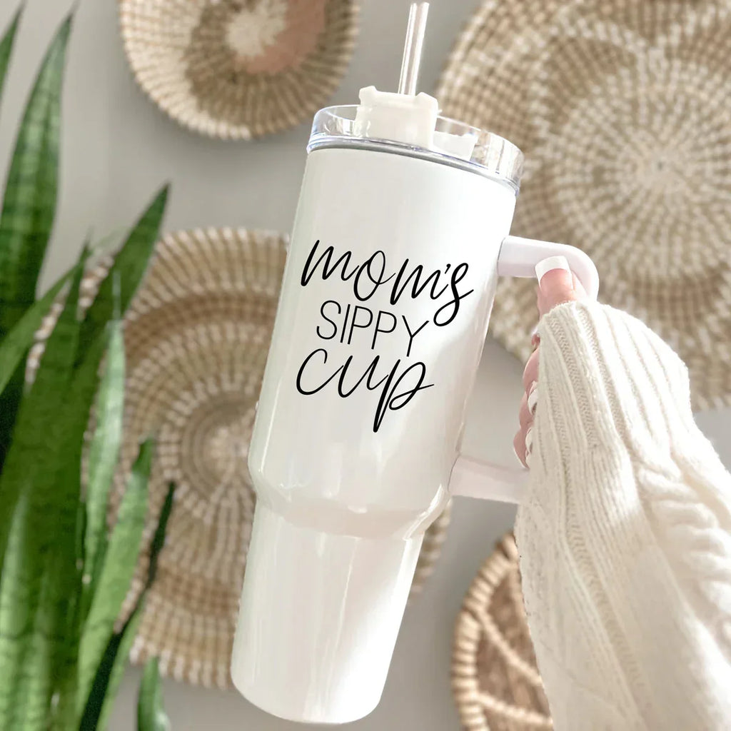 Mom's Sippy Cup 40oz Gia Roma