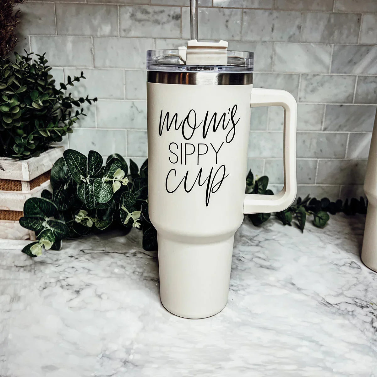 Mom's Sippy Cup 40oz Gia Roma