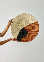 Mongu Tri-Color Hand-Woven Decorative Bowl Kanju Interiors