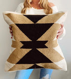 Montana Pillow Cover – Neutral Modern Textured Accent Pillow