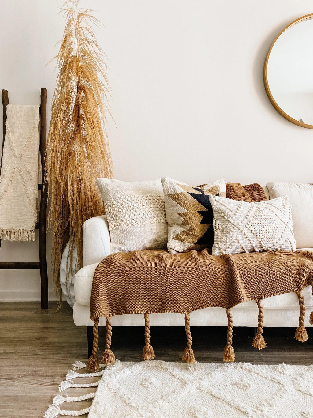 Montana Pillow Cover – Neutral Modern Textured Accent Pillow