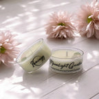 Moonlight Garden, Premium Coconut-soy Wax Tea Light Crystal Candle, 1oz, front view - House Of Avana