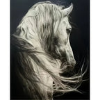 Mosaic Kit - Diamond Art White Horse