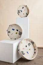 Mosaic Woven Nesting Tray Kanju Interiors