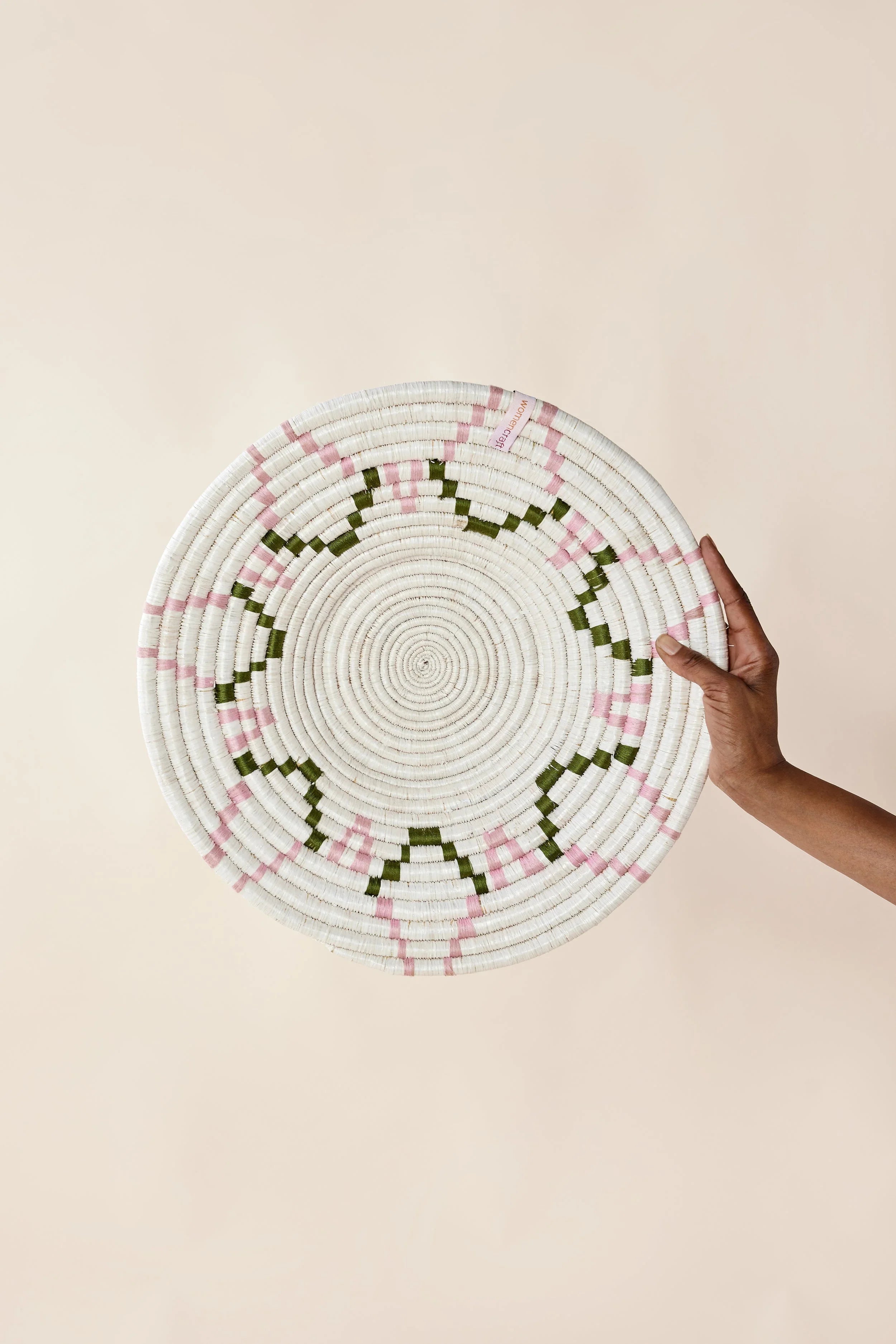 Mosaic Sunburst Wall Basket Kanju Interiors