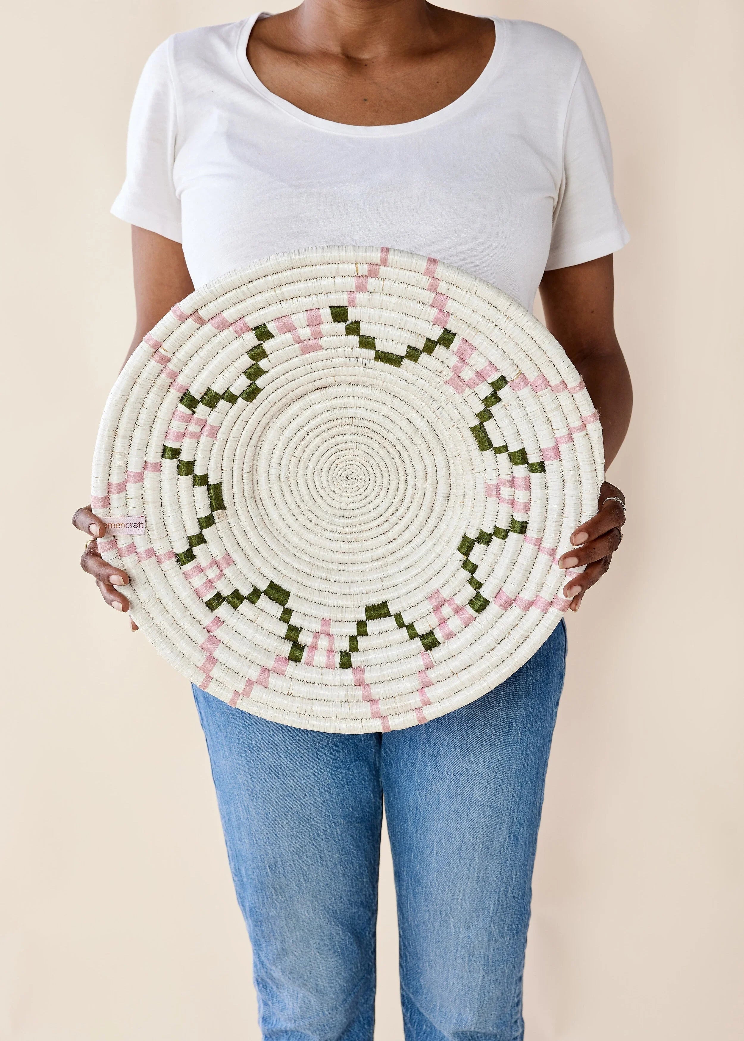 Mosaic Sunburst Wall Basket Kanju Interiors