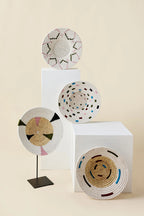 Mosaic Sunburst Wall Basket Kanju Interiors